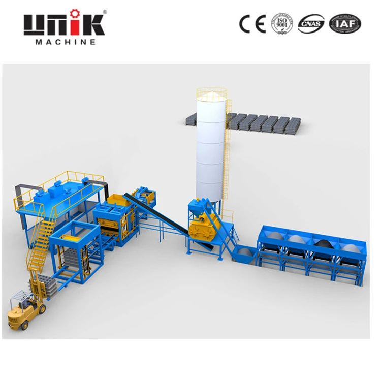 fully automatic concrete block production line fully automatic concrete block production line